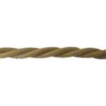 Коаксиальный кабель капучино металл/шёлк BIRONI В1-426-716 (ЦЕНА ЗА 1 МЕТР)