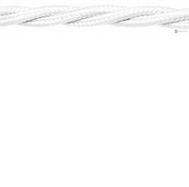 Интернет кабель белый металл/шёлк BIRONI В1-427-71 (ЦЕНА ЗА 1 МЕТР)