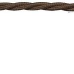 Интернет кабель коричневый металл/шёлк BIRONI В1-427-72 (ЦЕНА ЗА 1 МЕТР)