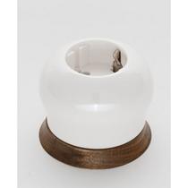 Розетка с заземляющим контактом перламутр керамика BIRONI B2-101-010/18